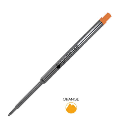 Monteverde Ball Pen Refill for Waterman - Medium - Orange - Pack of 2 - penpencilink