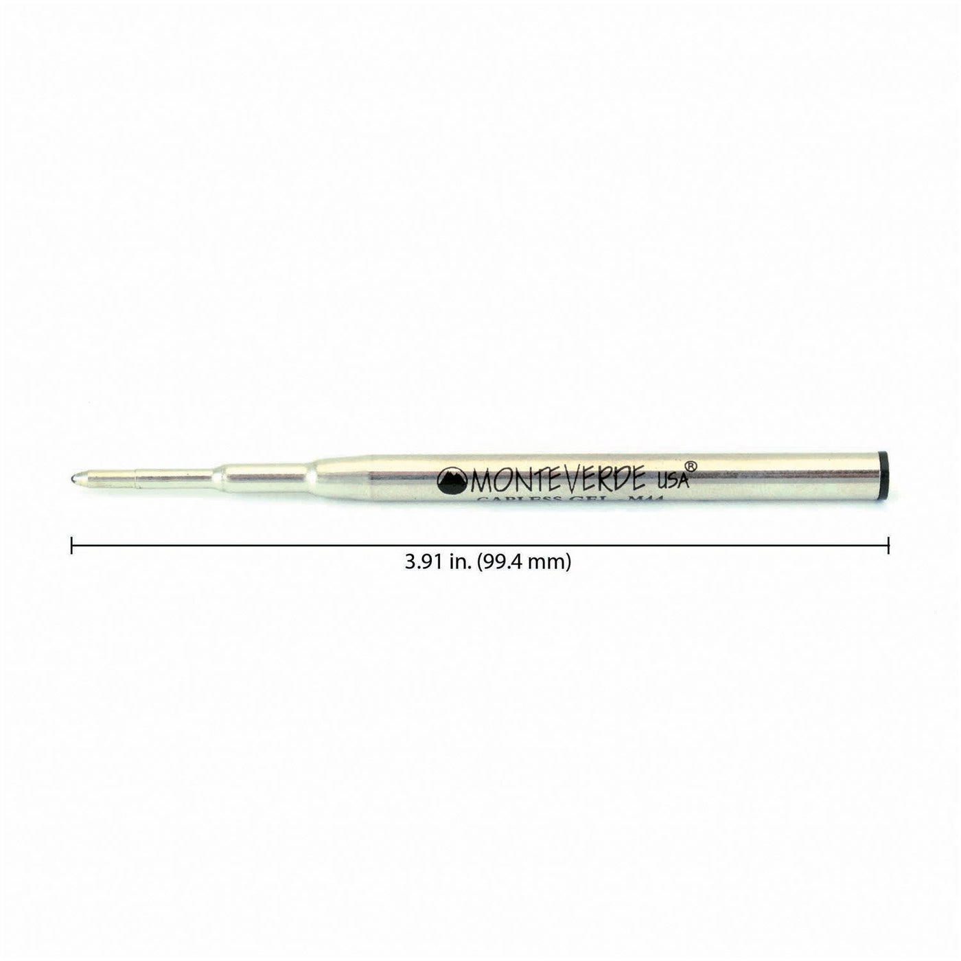 Monteverde Ceramic Gel Ball Pen Refill for Montblanc - Broad - Black - Pack of 2 - penpencilink