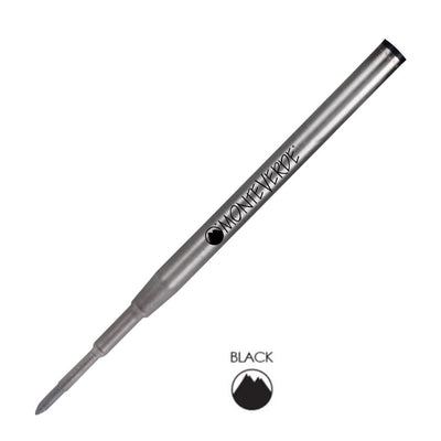 Monteverde Ceramic Gel Ball Pen Refill for Montblanc - Fine - Black - Pack of 2 - penpencilink