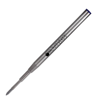 Monteverde Ceramic Gel Ball Pen Refill for Montblanc - Medium - Blue Black - Pack of 2 - penpencilink