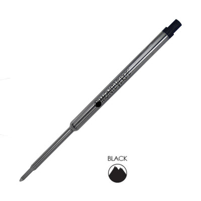 Monteverde Ceramic Gel Ball Pen Refill for Waterman - Fine - Black - Pack of 2 - penpencilink