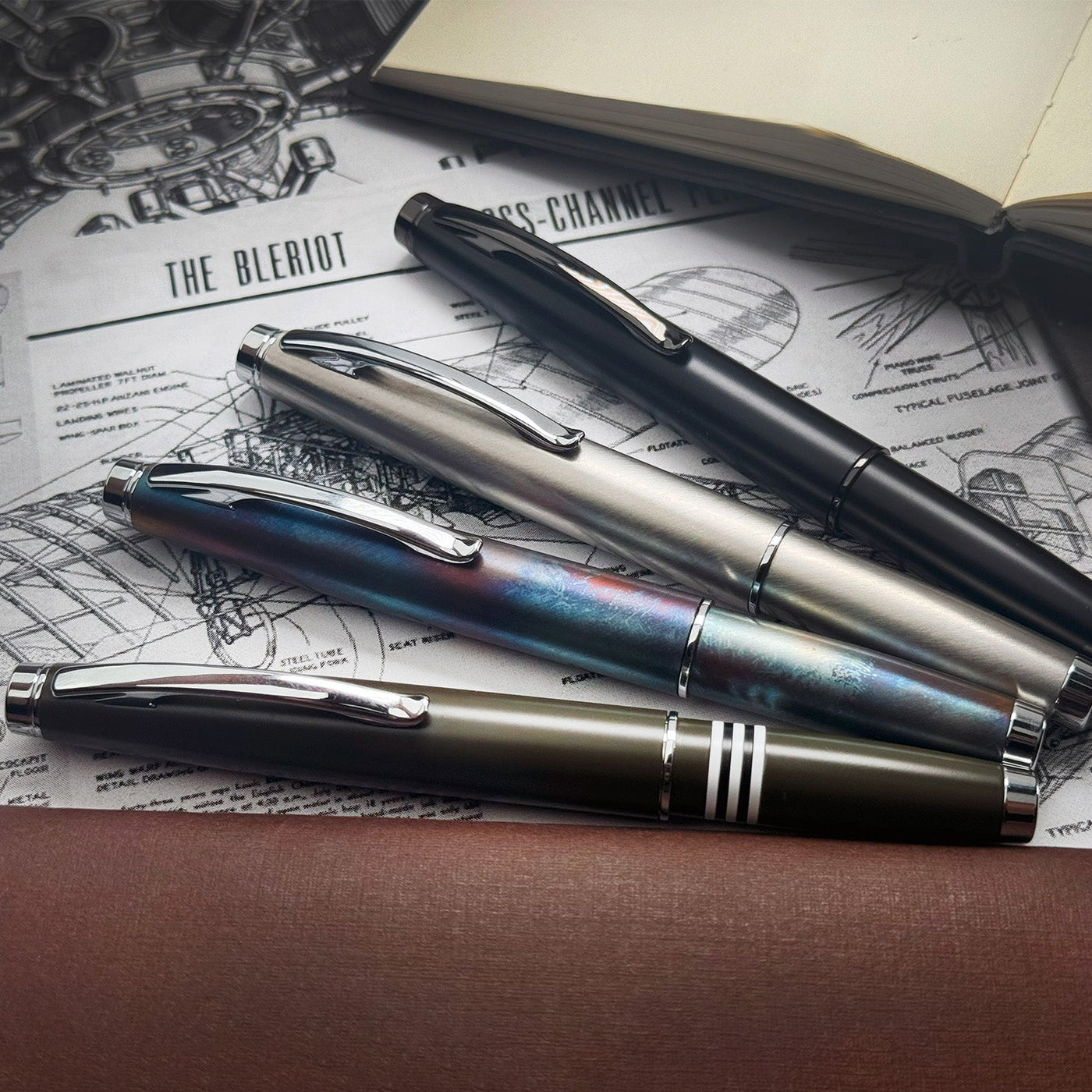 Monteverde Dakota Roller Ball Pen - Black Sky BT - penpencilink