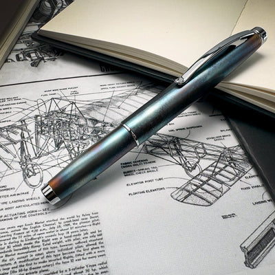 Monteverde Dakota Roller Ball Pen - Raw Flame CT - penpencilink