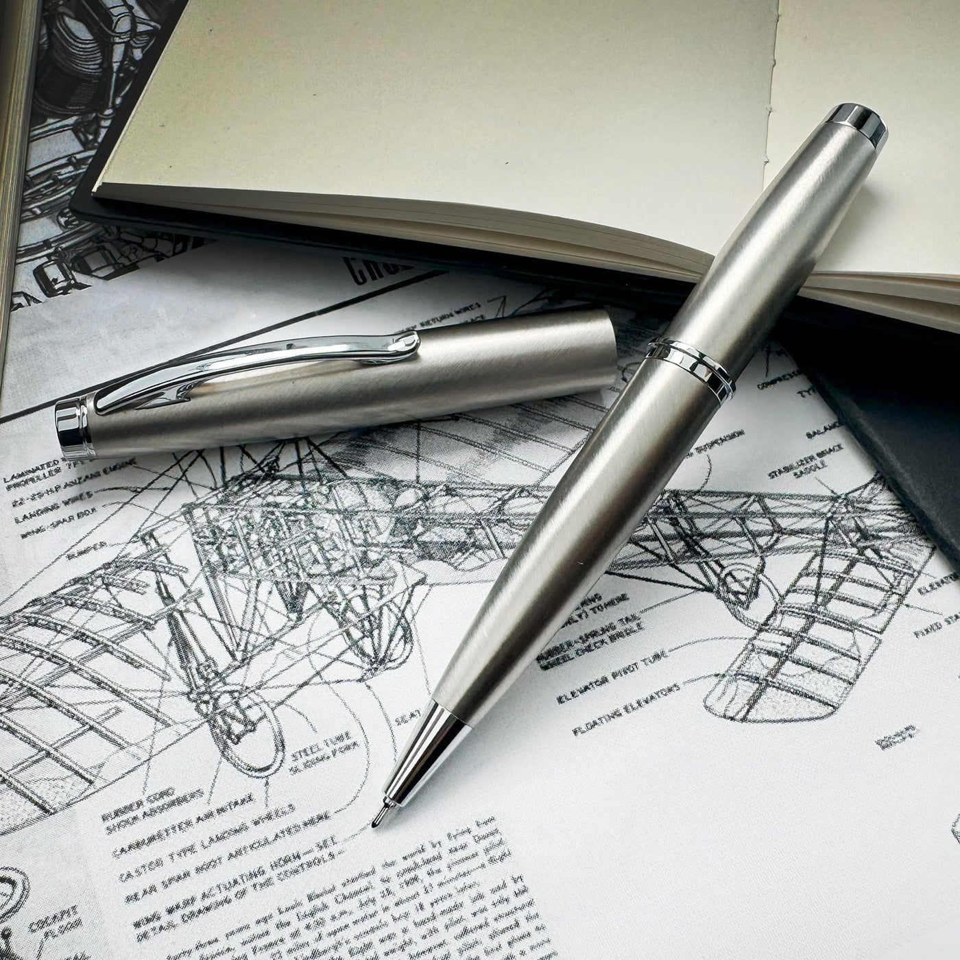 Monteverde Dakota Roller Ball Pen - Stainless Steel CT - penpencilink