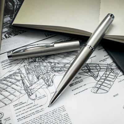 Monteverde Dakota Roller Ball Pen - Stainless Steel CT - penpencilink