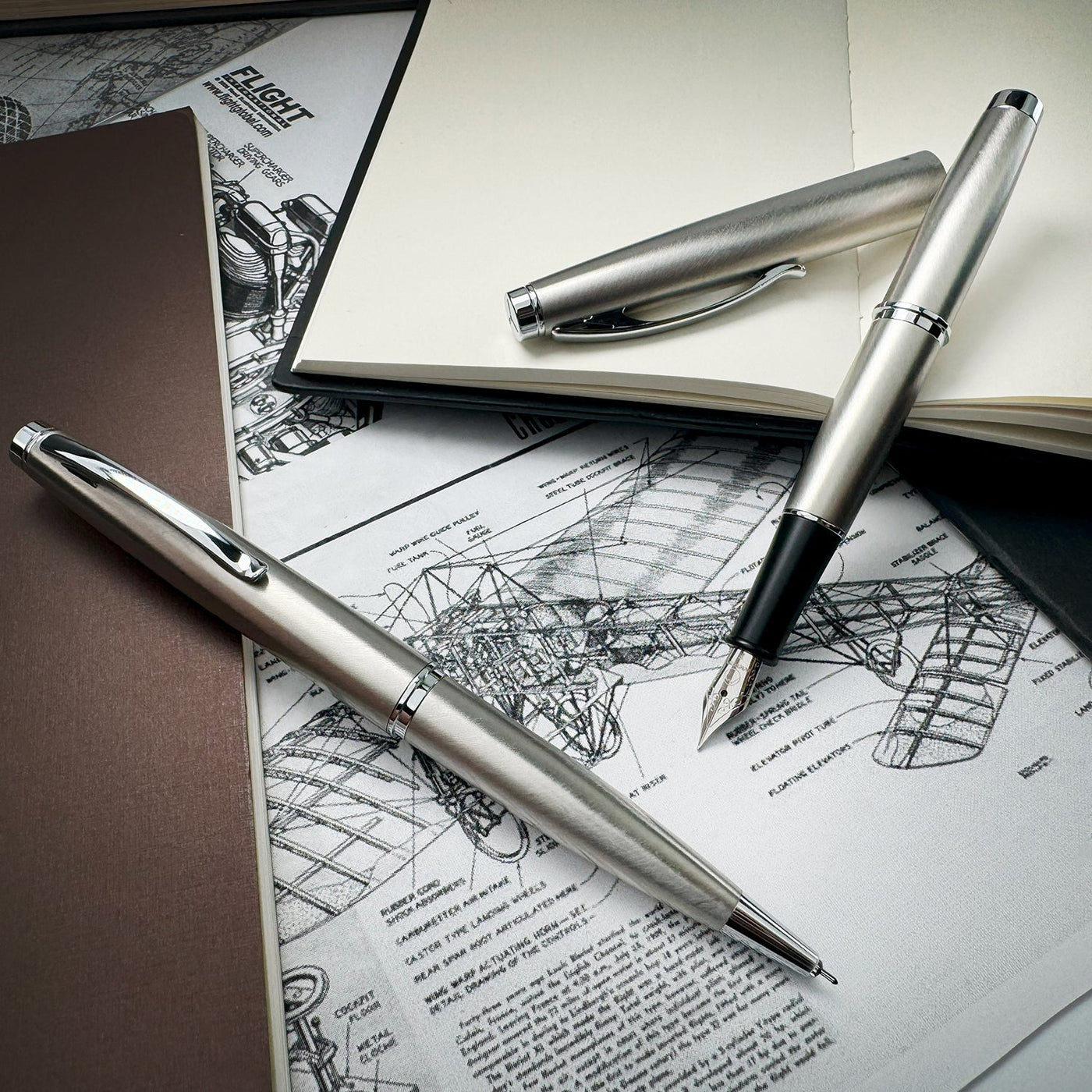 Monteverde Dakota Roller Ball Pen - Stainless Steel CT - penpencilink