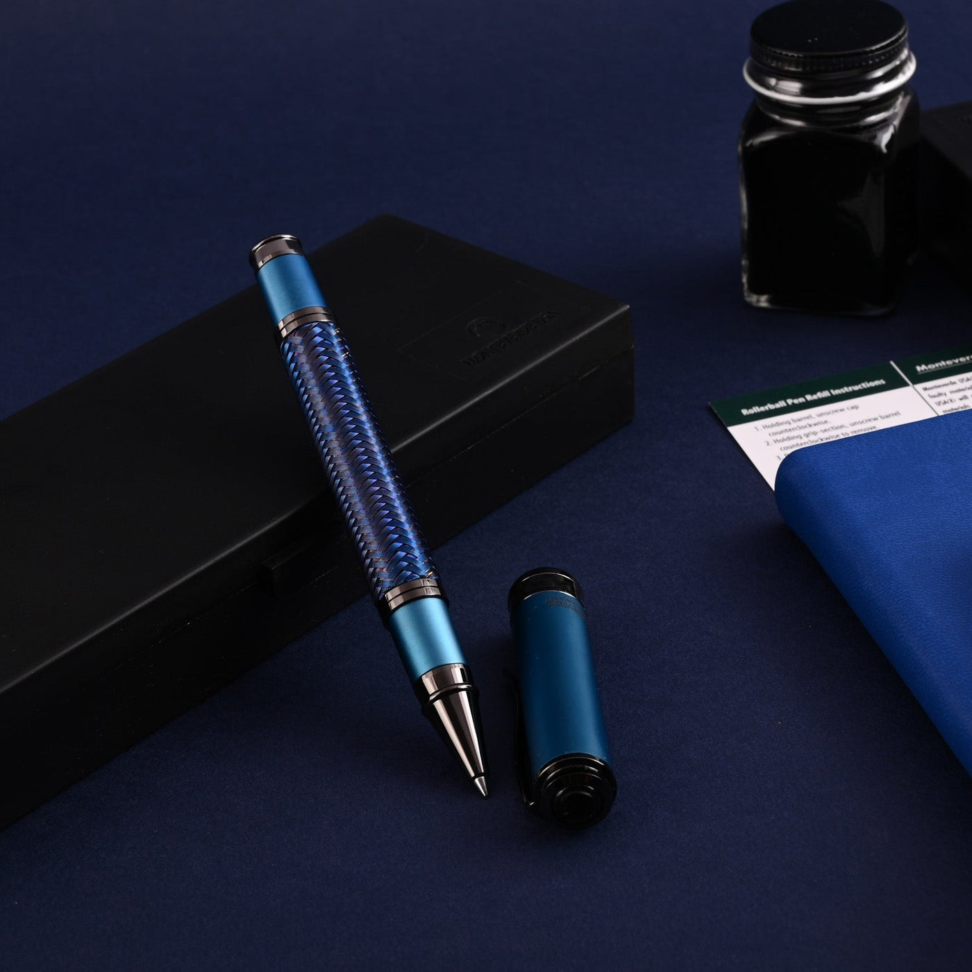 Monteverde Innova Formula M Roller Ball Pen - Blue BT - penpencilink