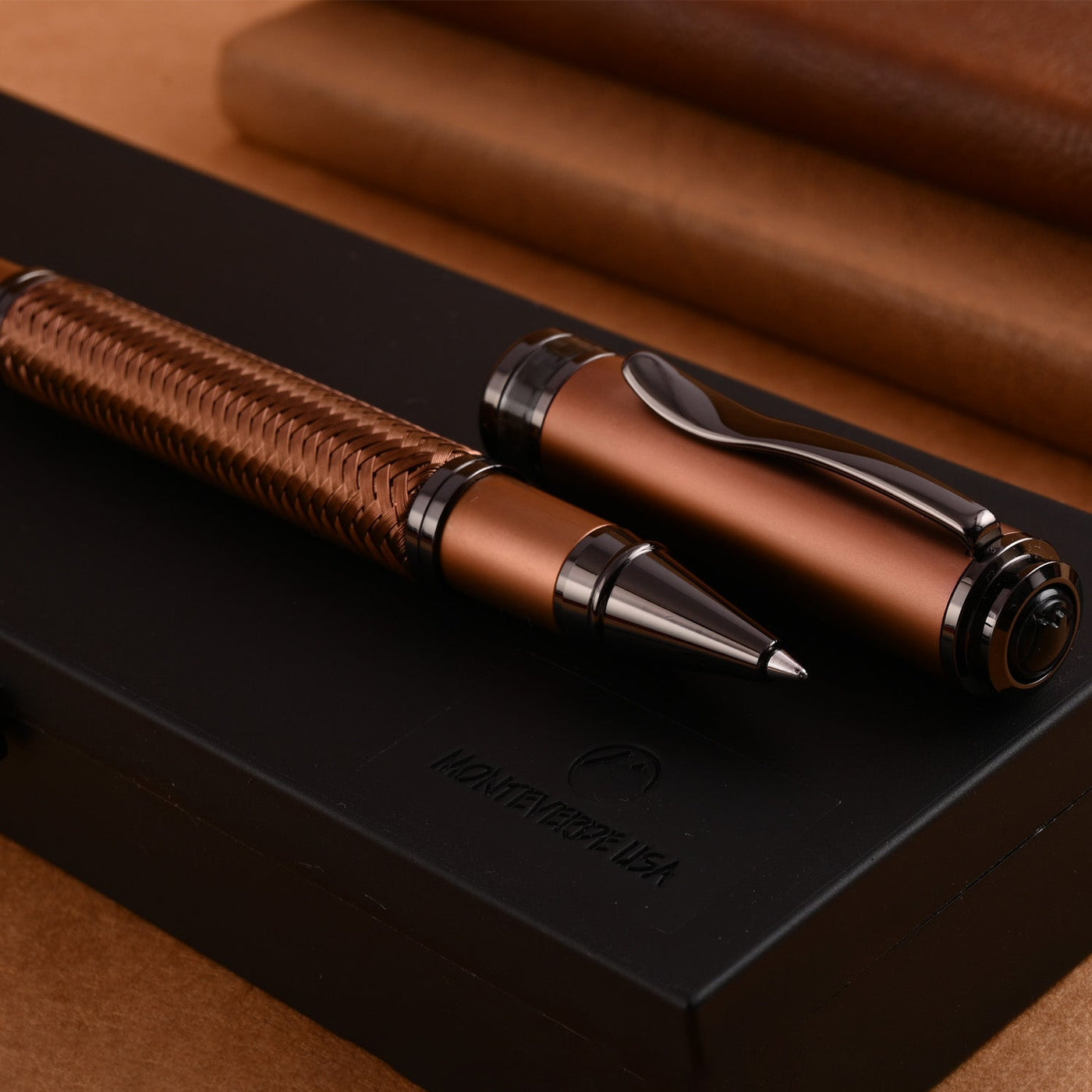 Monteverde Innova Formula M Roller Ball Pen - Bronze BT - penpencilink