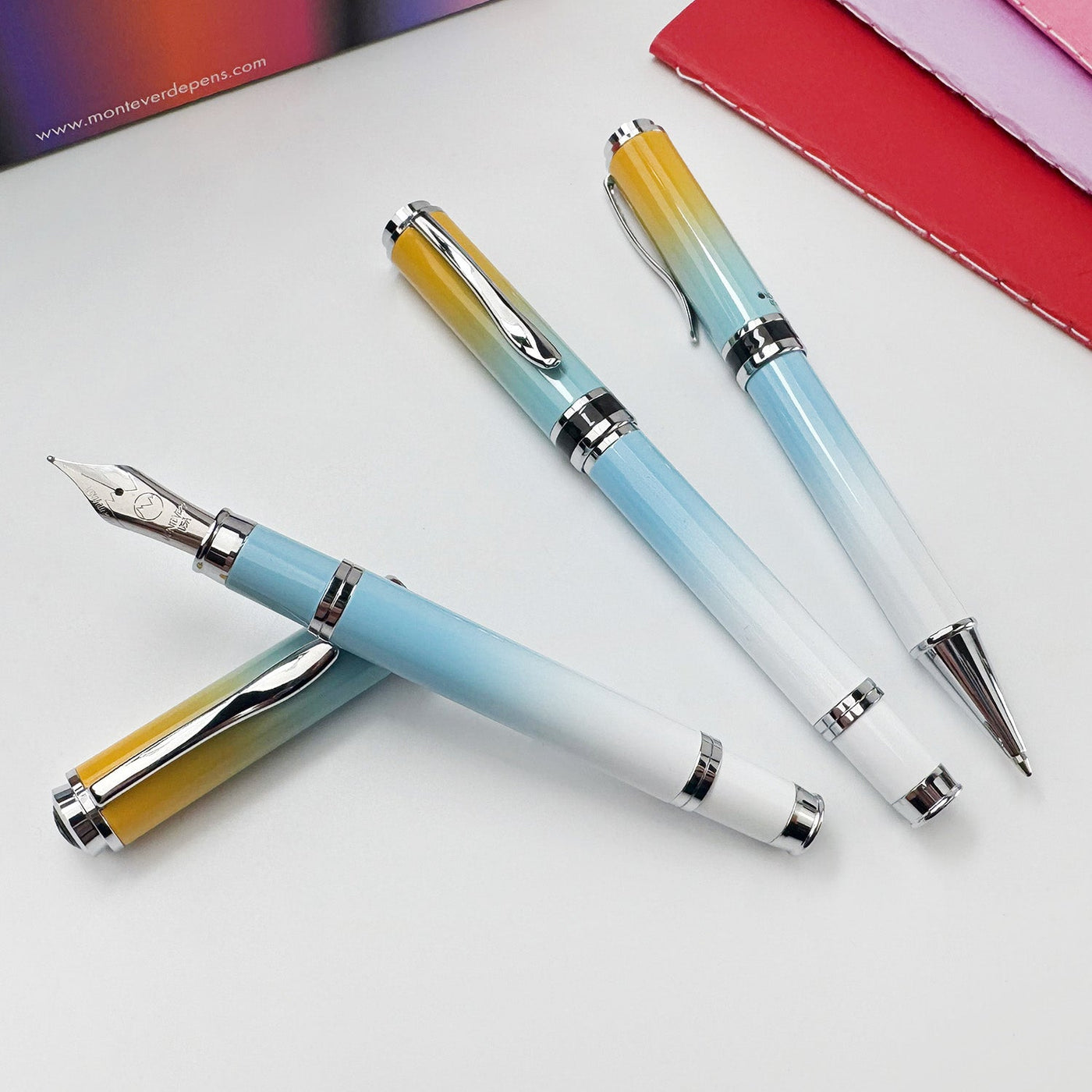 Monteverde Innova Ombre Fusion Roller Ball Pen - Bliss CT - penpencilink