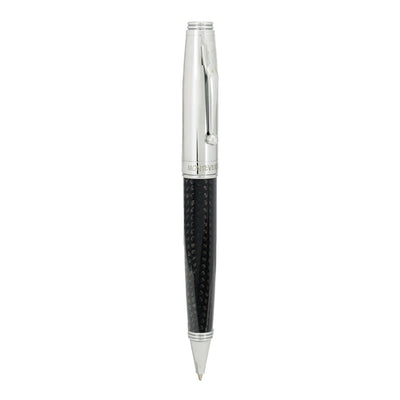Monteverde Invincia Ball Pen - Chrome & Carbon Fibre - penpencilink