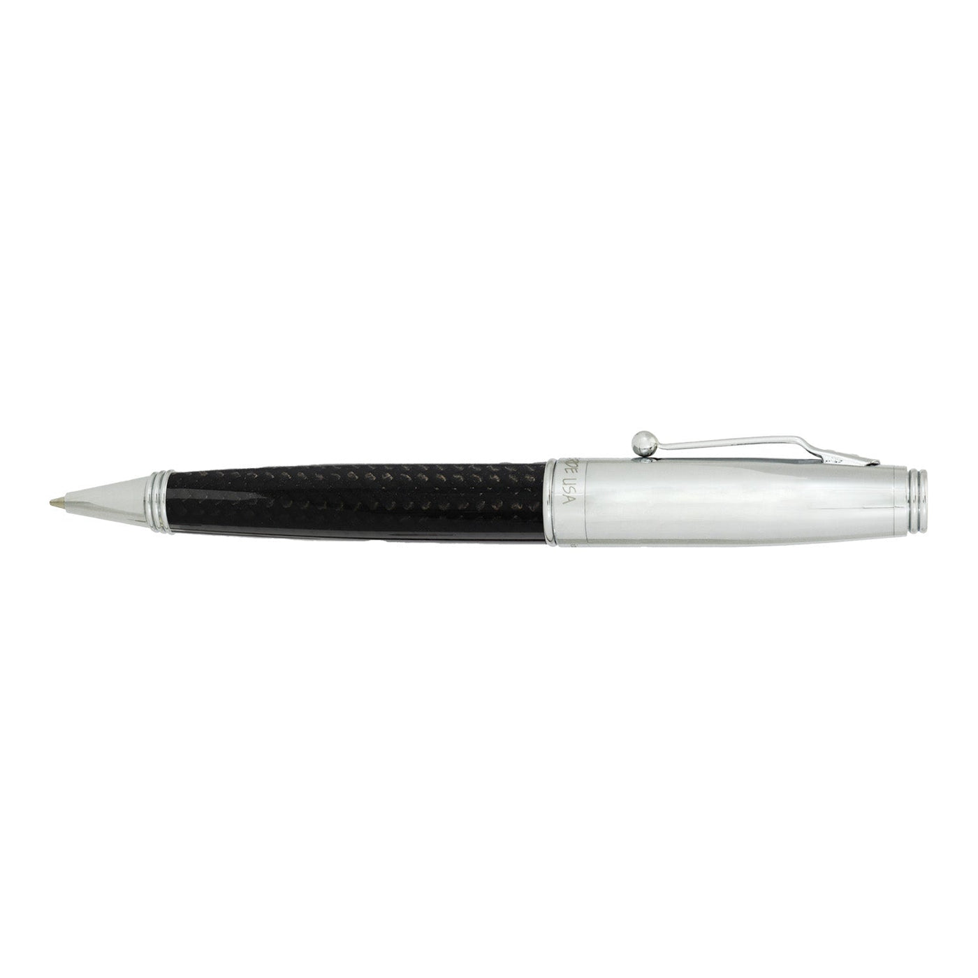 Monteverde Invincia Ball Pen - Chrome & Carbon Fibre - penpencilink