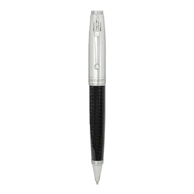 Monteverde Invincia Ball Pen - Chrome & Carbon Fibre - penpencilink