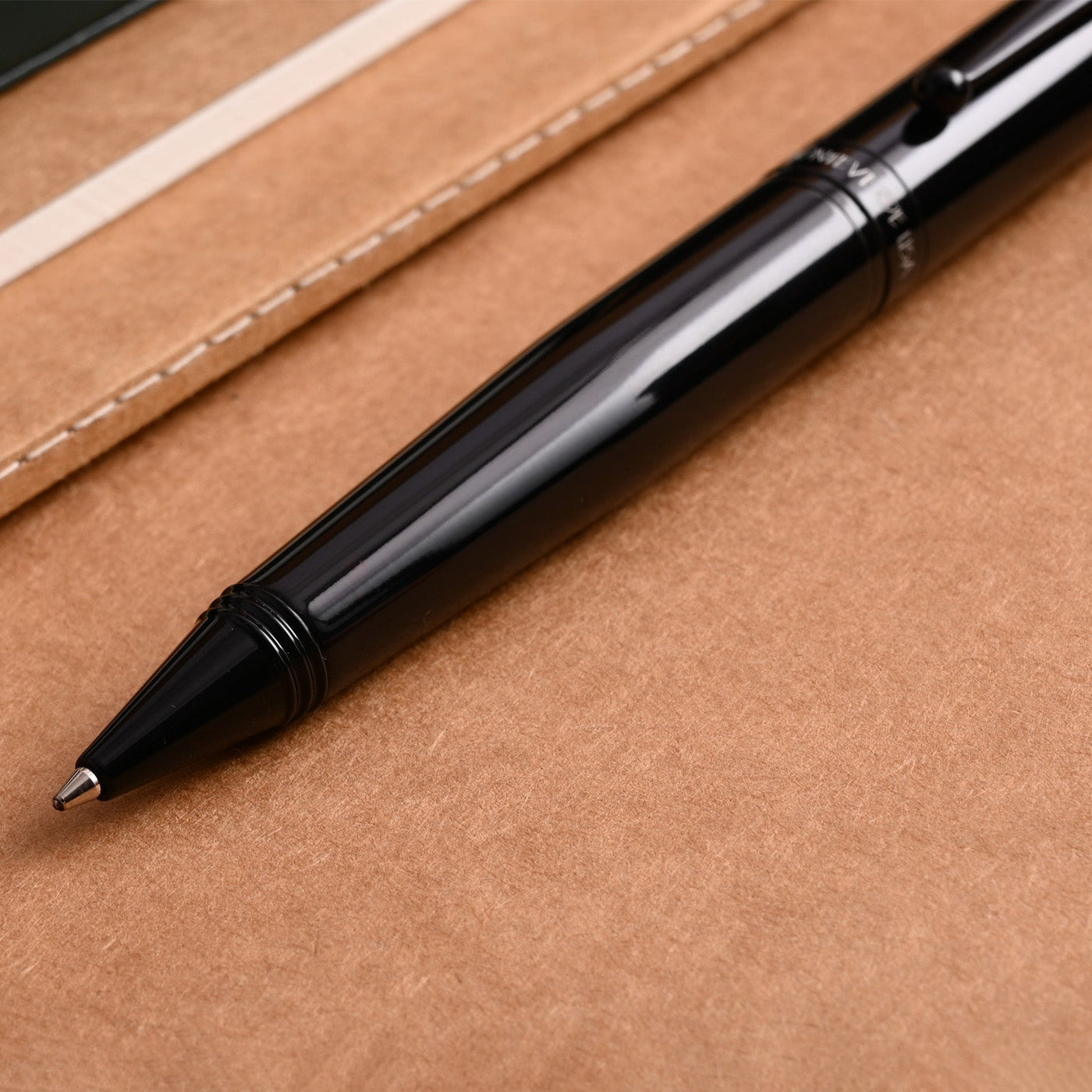 Monteverde Invincia Ball Pen - Stealth Black BT - penpencilink