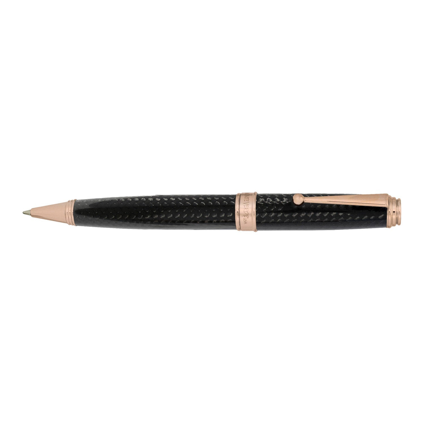 Monteverde Invincia Deluxe Ball Pen - Black RGT - penpencilink