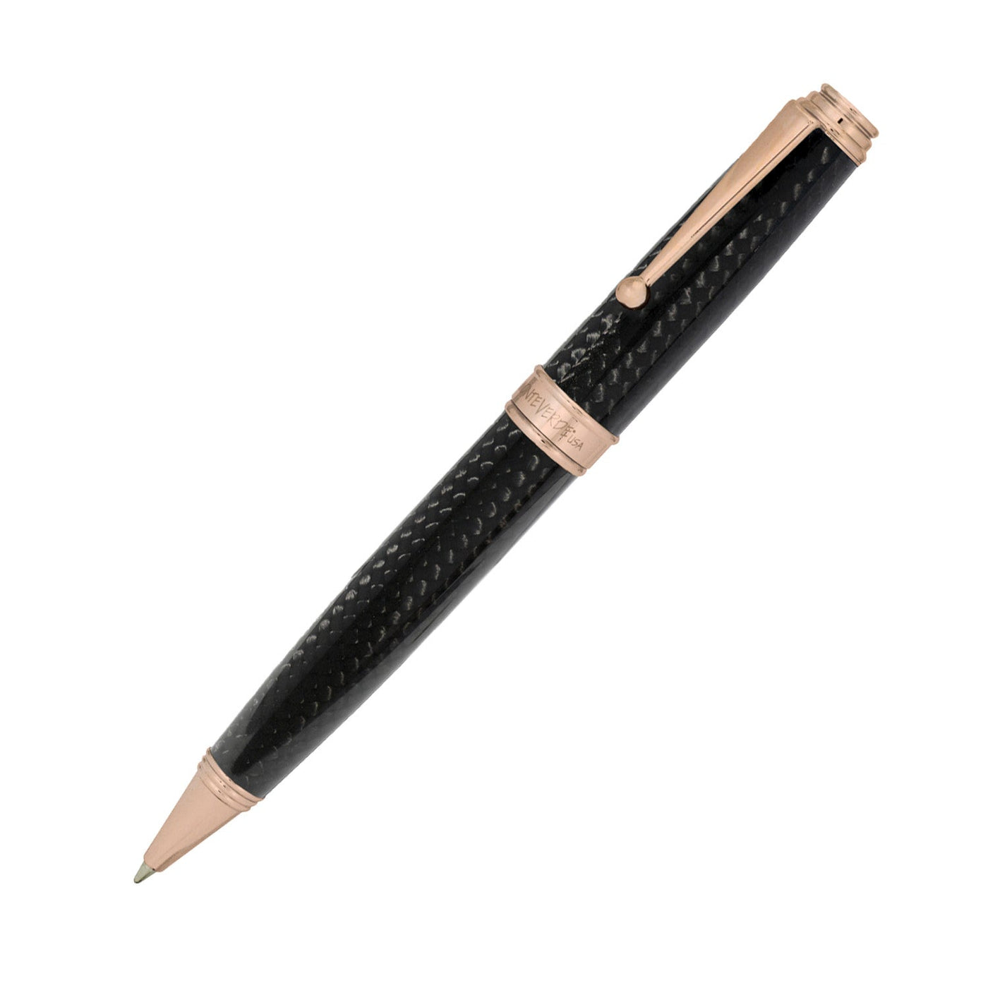 Monteverde Invincia Deluxe Ball Pen - Black RGT - penpencilink