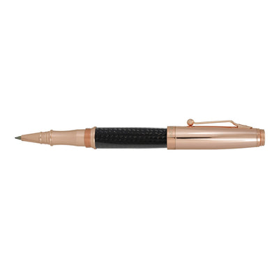 Monteverde Invincia Roller Ball Pen - Rosegold & Carbon Fibre - penpencilink