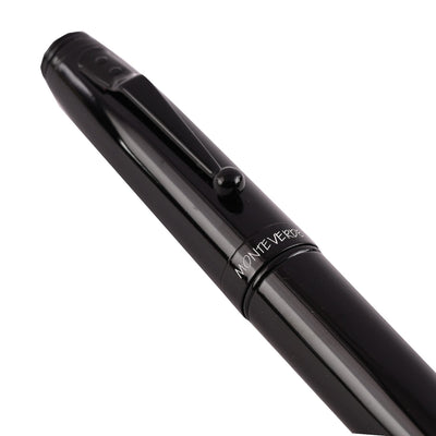 Monteverde Invincia Roller Ball Pen - Stealth Black BT - penpencilink