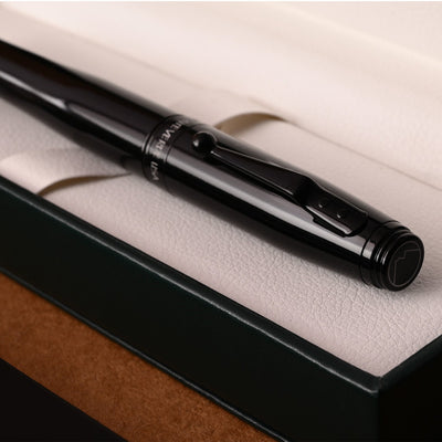 Monteverde Invincia Roller Ball Pen - Stealth Black BT - penpencilink