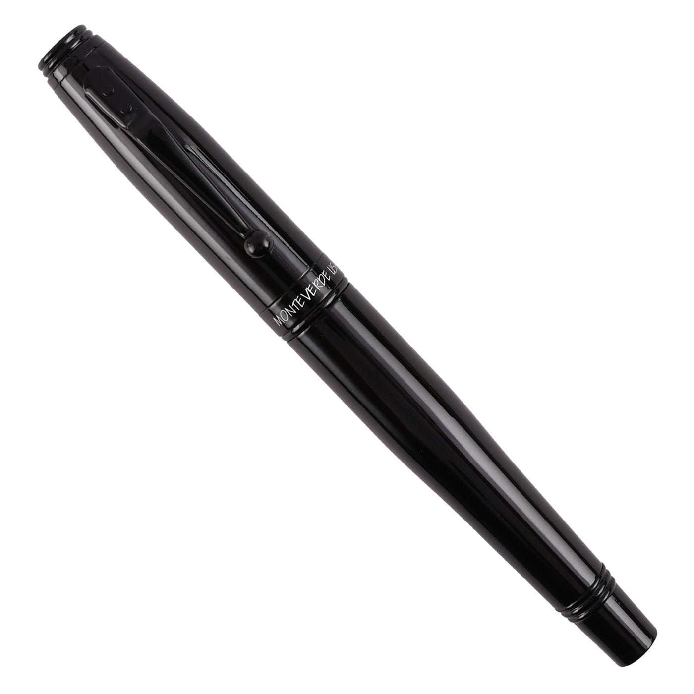 Monteverde Invincia Roller Ball Pen - Stealth Black BT - penpencilink