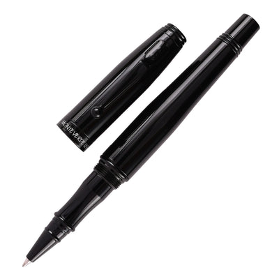 Monteverde Invincia Roller Ball Pen - Stealth Black BT - penpencilink