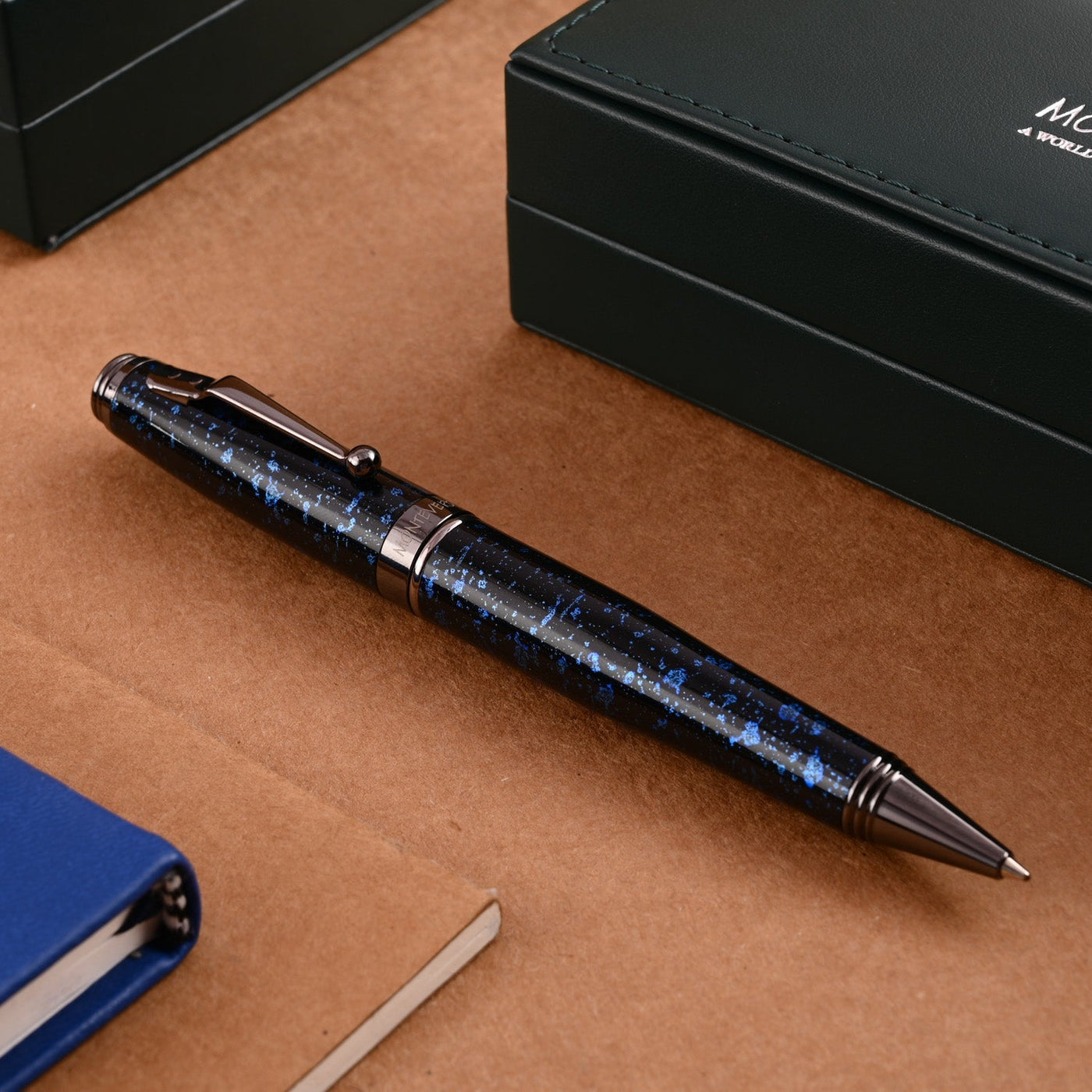Monteverde Invincia Vega Ball Pen - Starlight Blue - penpencilink