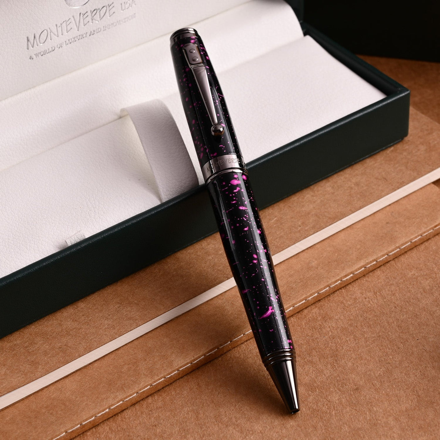 Monteverde Invincia Vega Ball Pen - Starlight Purple - penpencilink