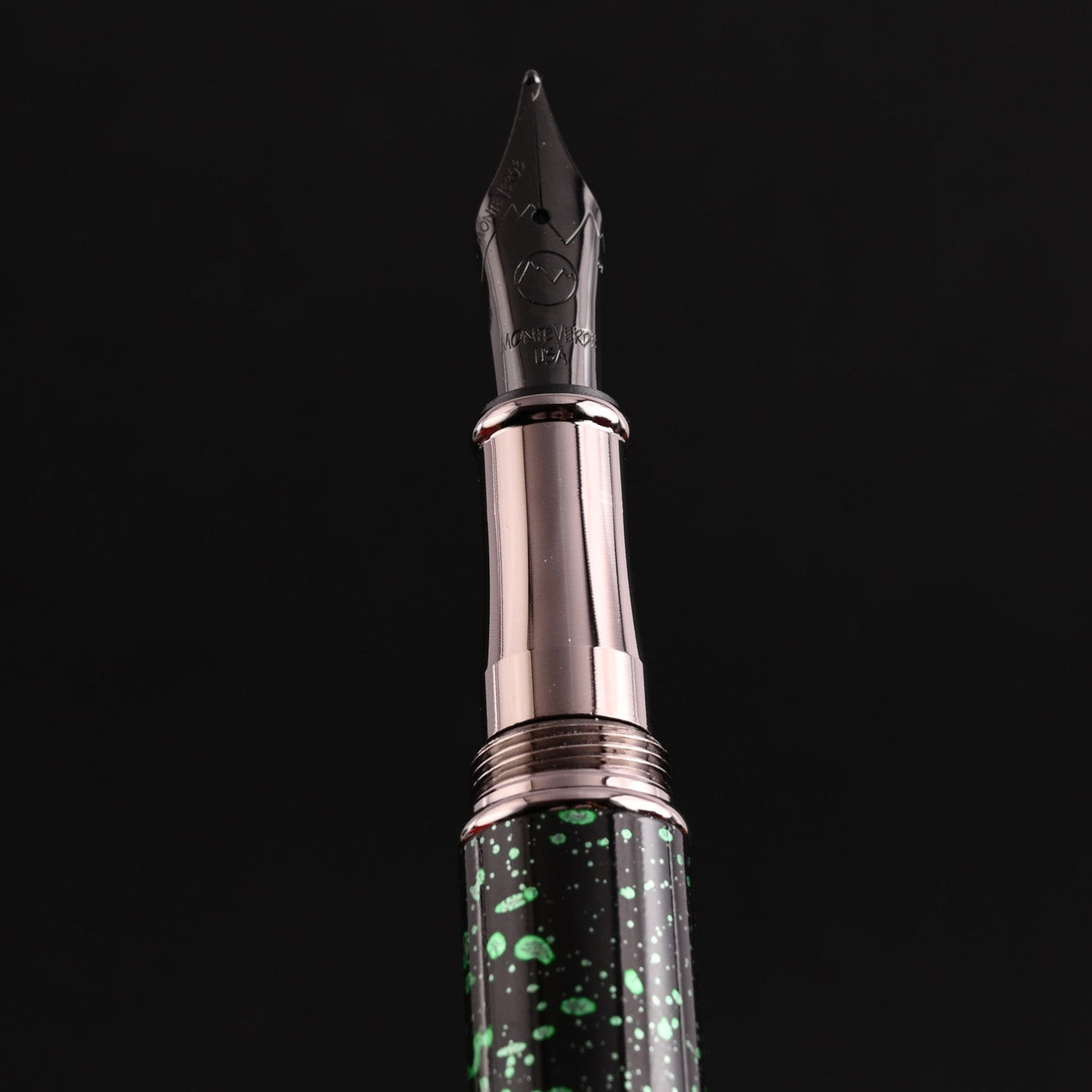 Monteverde Invincia Vega Fountain Pen - Starlight Green - penpencilink