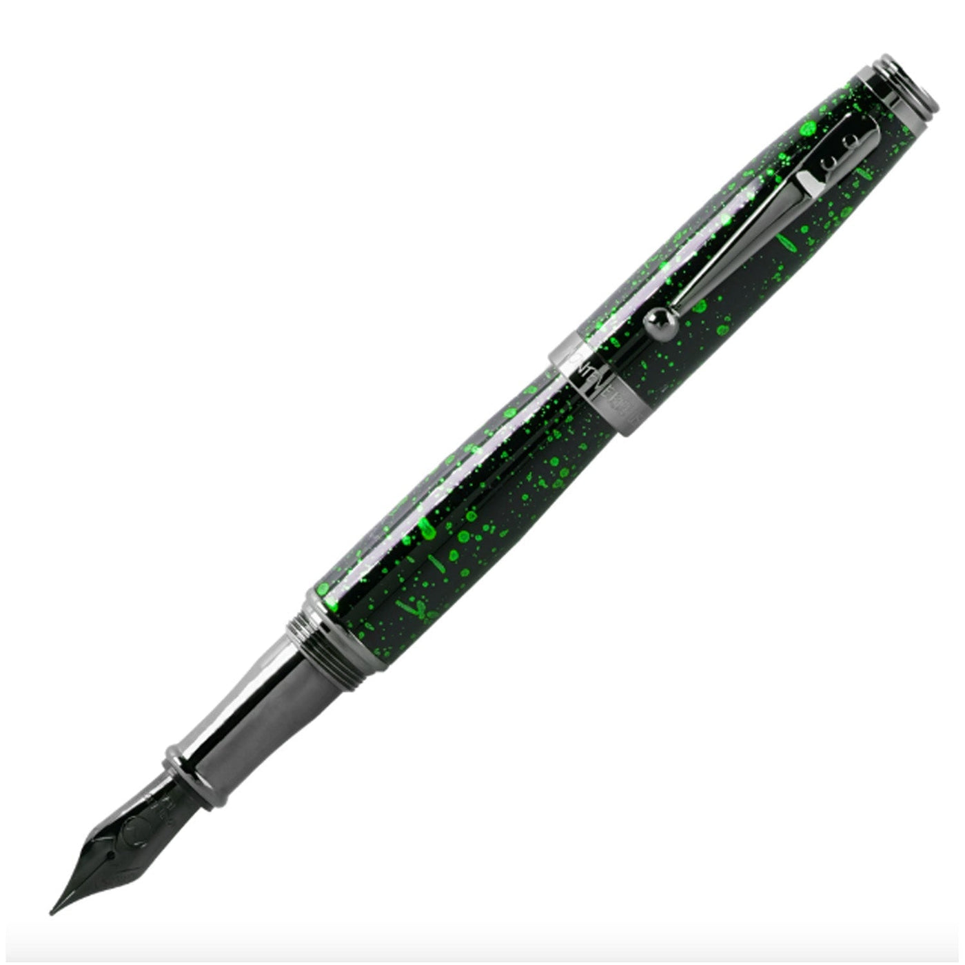 Monteverde Invincia Vega Fountain Pen - Starlight Green - penpencilink
