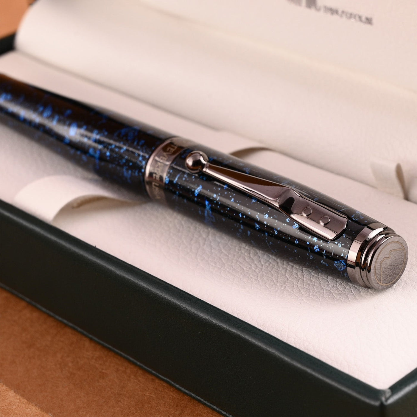 Monteverde Invincia Vega Roller Ball Pen - Starlight Blue - penpencilink