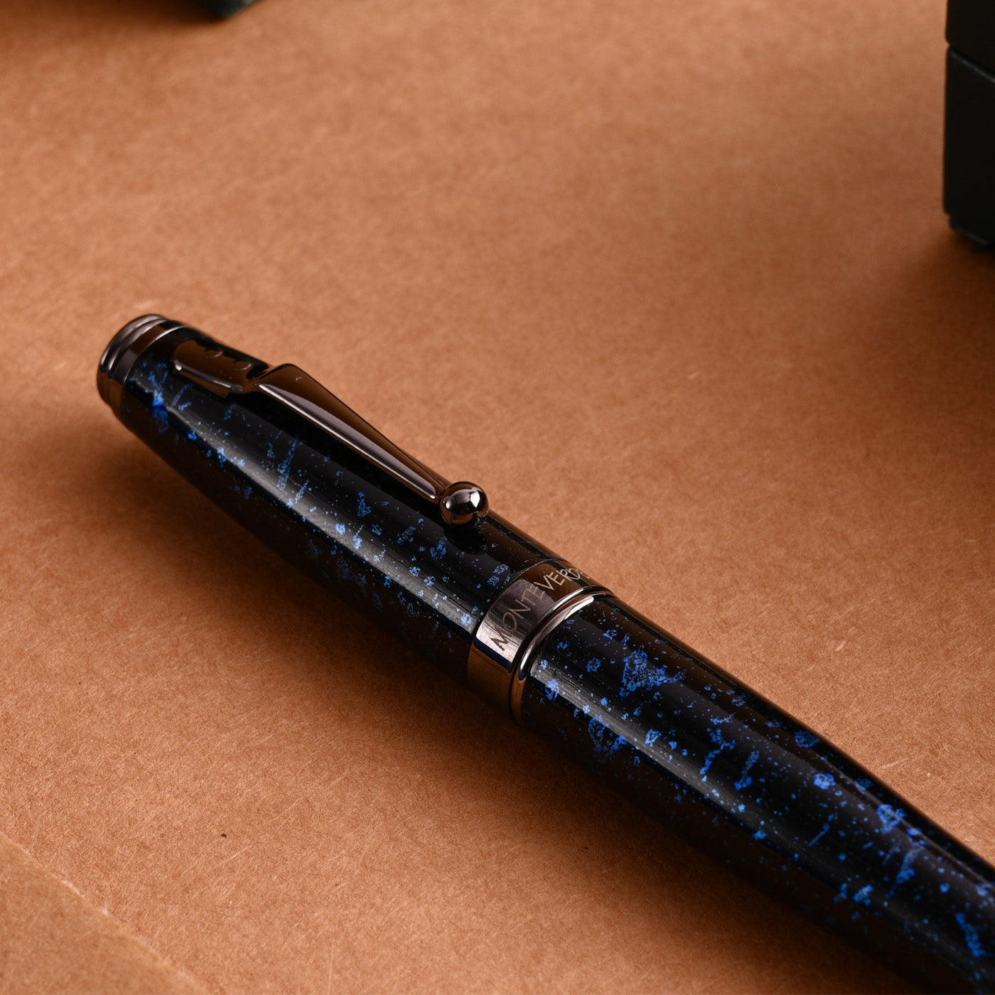 Monteverde Invincia Vega Roller Ball Pen - Starlight Blue - penpencilink