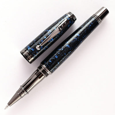 Monteverde Invincia Vega Roller Ball Pen - Starlight Blue - penpencilink