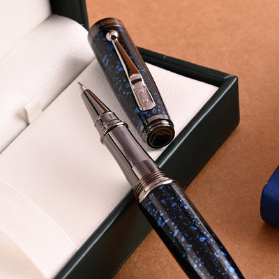 Monteverde Invincia Vega Roller Ball Pen - Starlight Blue - penpencilink
