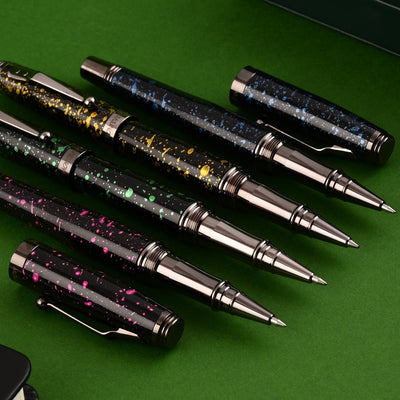 Monteverde Invincia Vega Roller Ball Pen - Starlight Purple - penpencilink