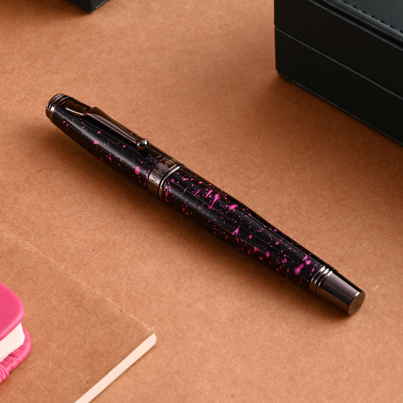 Monteverde Invincia Vega Roller Ball Pen - Starlight Purple - penpencilink