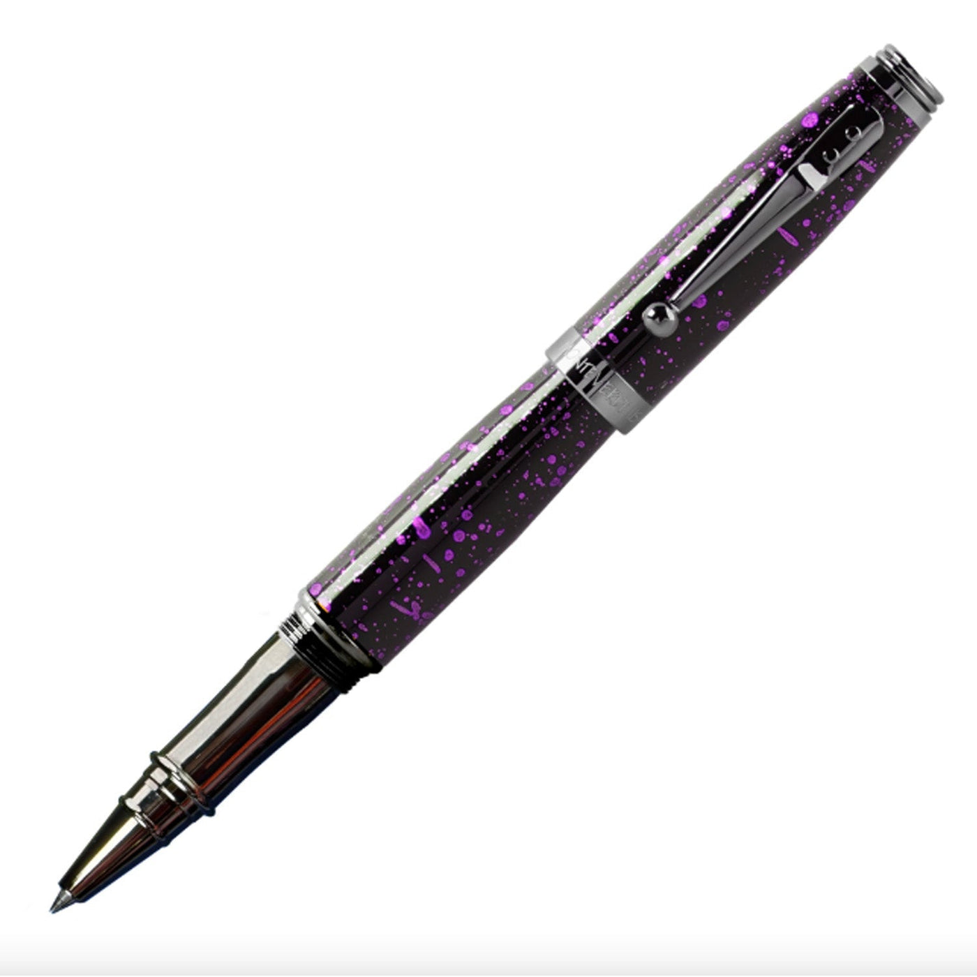 Monteverde Invincia Vega Roller Ball Pen - Starlight Purple - penpencilink