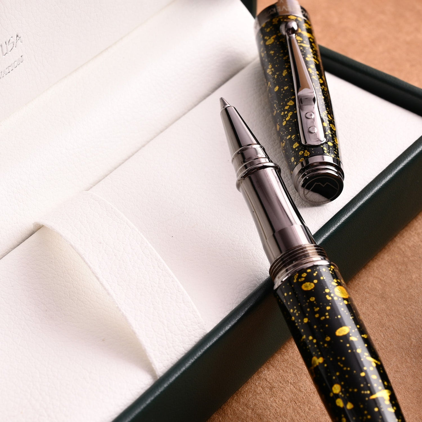 Monteverde Invincia Vega Roller Ball Pen - Starlight Yellow - penpencilink