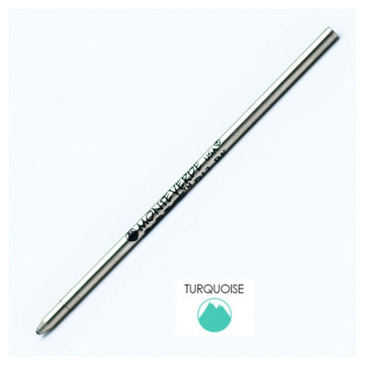 Monteverde Mini Ball Pen Refill for Multi Pen - Medium - Turquoise - Pack of 4 - penpencilink