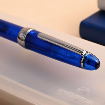 Monteverde Monza 3 Fountain Pen Set - Blue CT - penpencilink