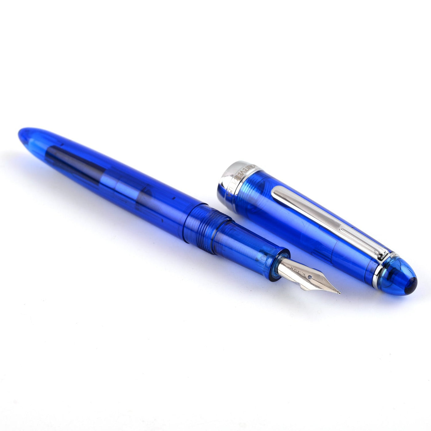 Monteverde Monza 3 Fountain Pen Set - Blue CT - penpencilink