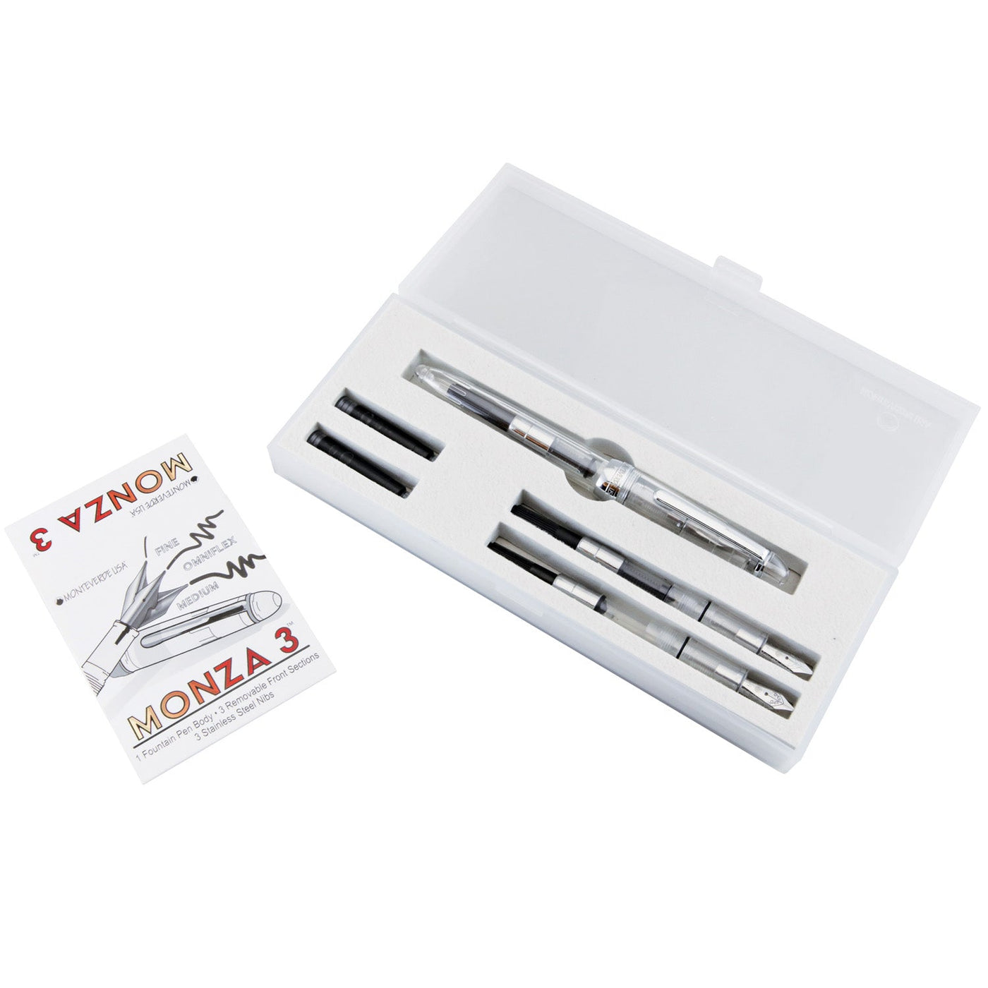 Monteverde Monza 3 Fountain Pen Set - Demo CT - penpencilink