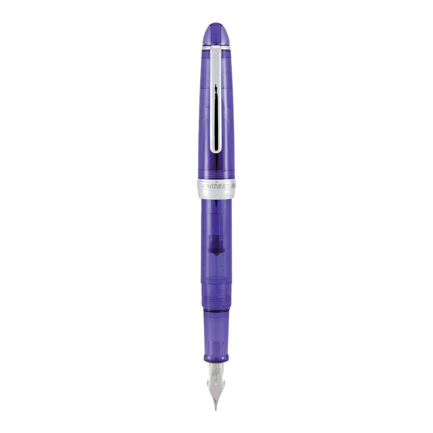 Monteverde Monza 3 Fountain Pen Set - Purple CT - penpencilink
