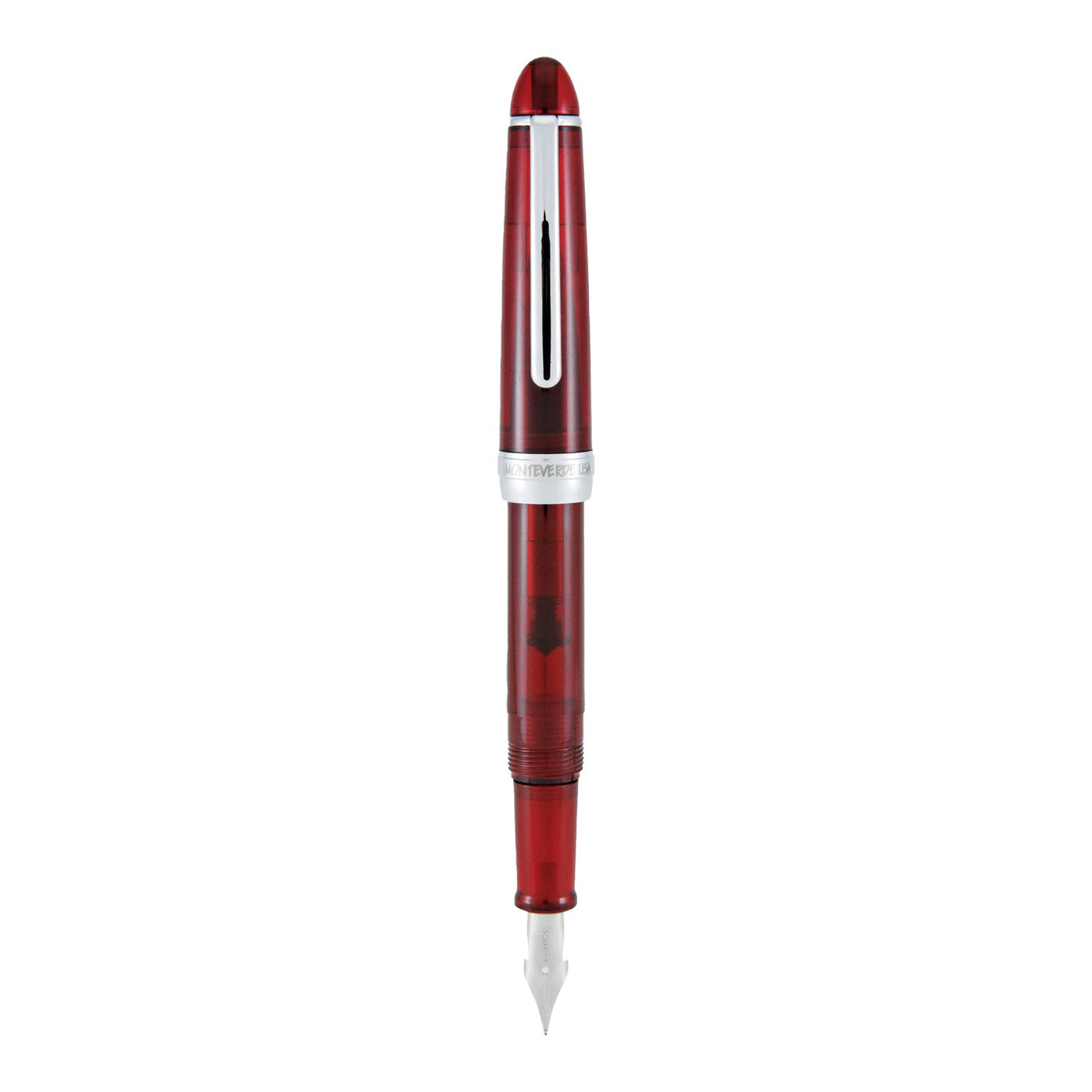 Monteverde Monza 3 Fountain Pen Set - Red CT - penpencilink