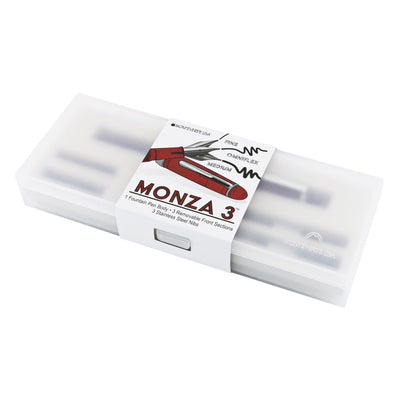 Monteverde Monza 3 Fountain Pen Set - Red CT - penpencilink