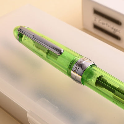Monteverde Monza ID Fountain Pen - Green CT - penpencilink
