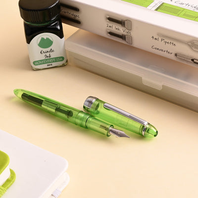 Monteverde Monza ID Fountain Pen - Green CT - penpencilink