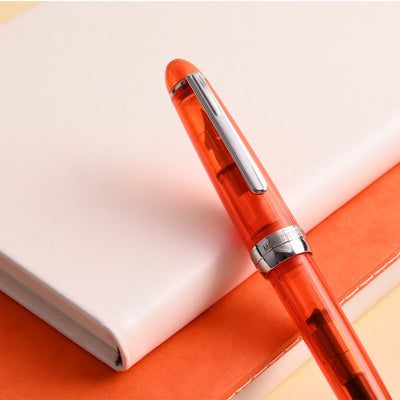 Monteverde Monza ID Fountain Pen - Orange CT - penpencilink
