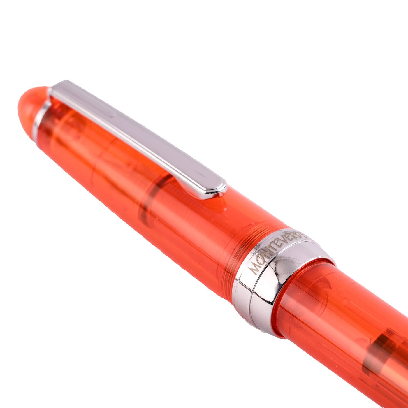 Monteverde Monza ID Fountain Pen - Orange CT - penpencilink