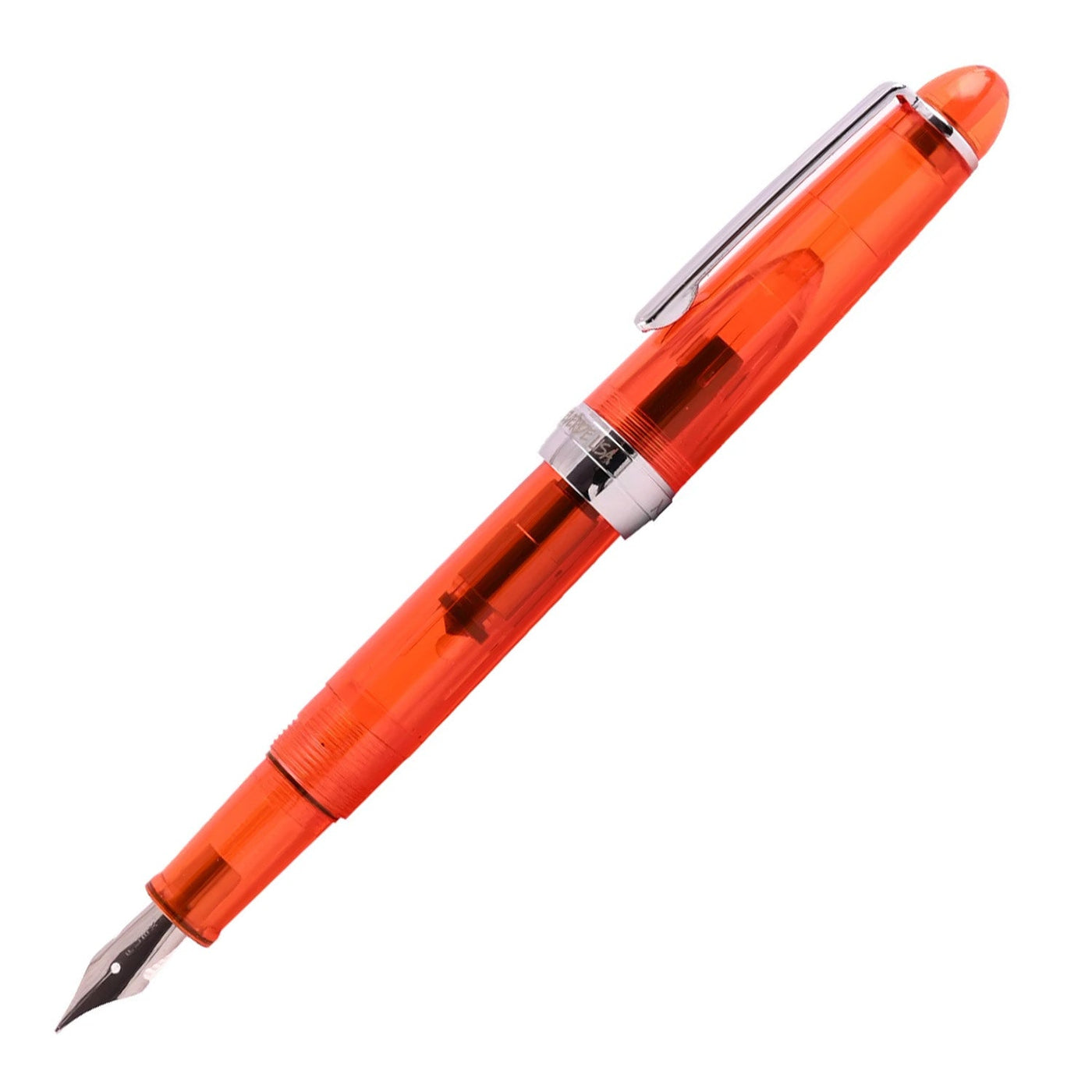 Monteverde Monza ID Fountain Pen - Orange CT - penpencilink