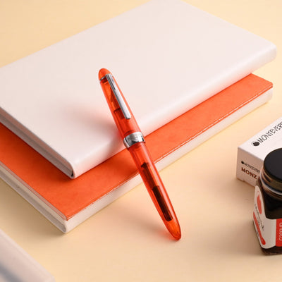 Monteverde Monza ID Fountain Pen - Orange CT - penpencilink