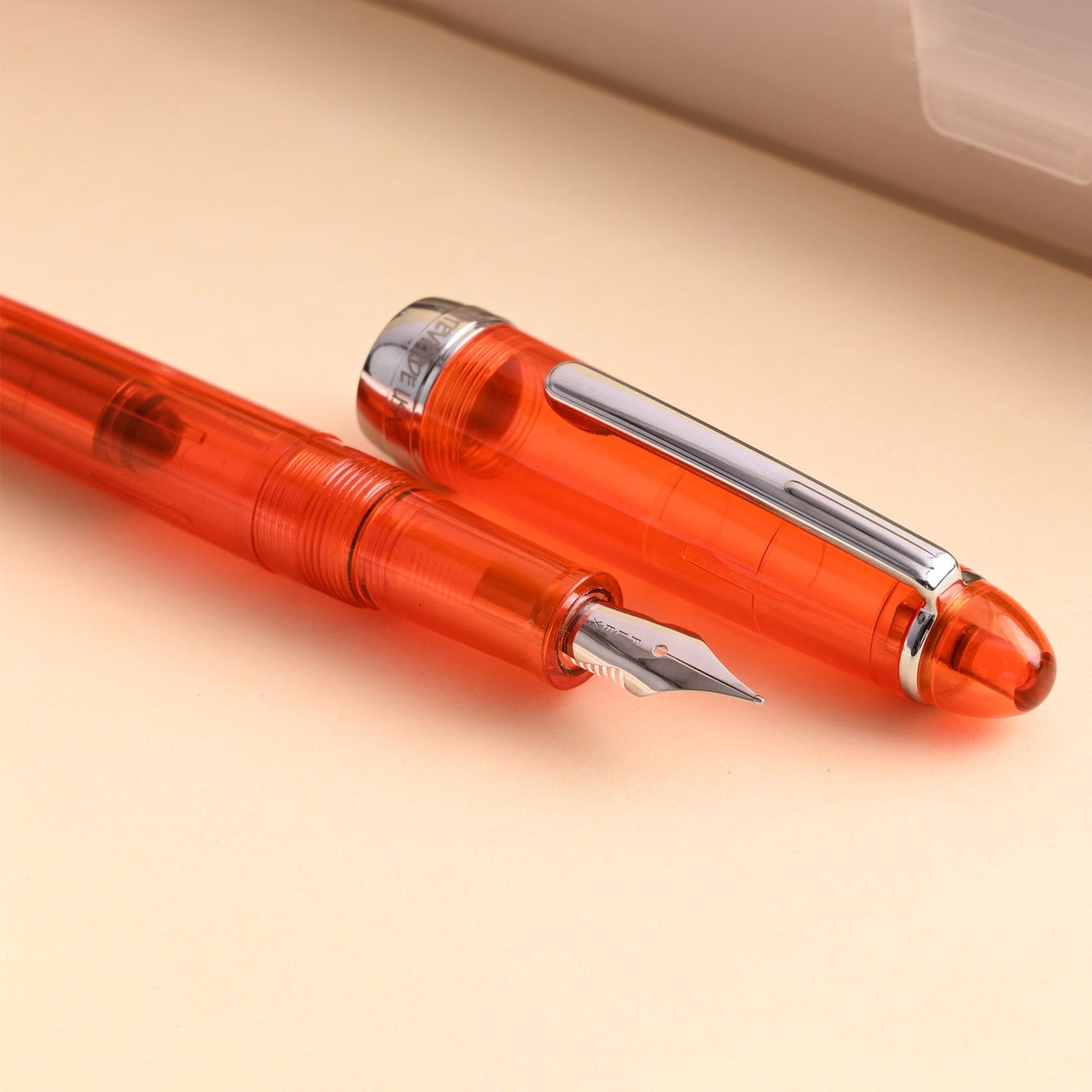 Monteverde Monza ID Fountain Pen - Orange CT - penpencilink